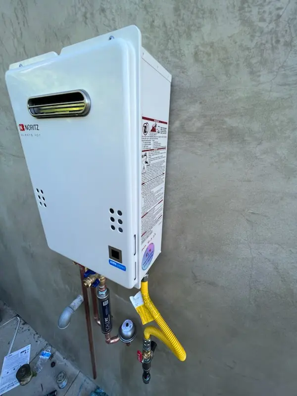 Tankless water heater installation for Springdale Estates homes
